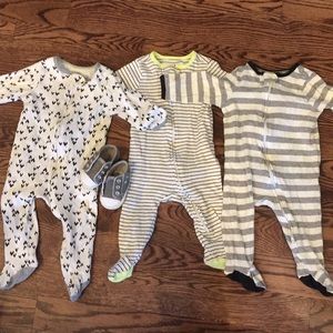 Cat and Jack pajamas and new shoes